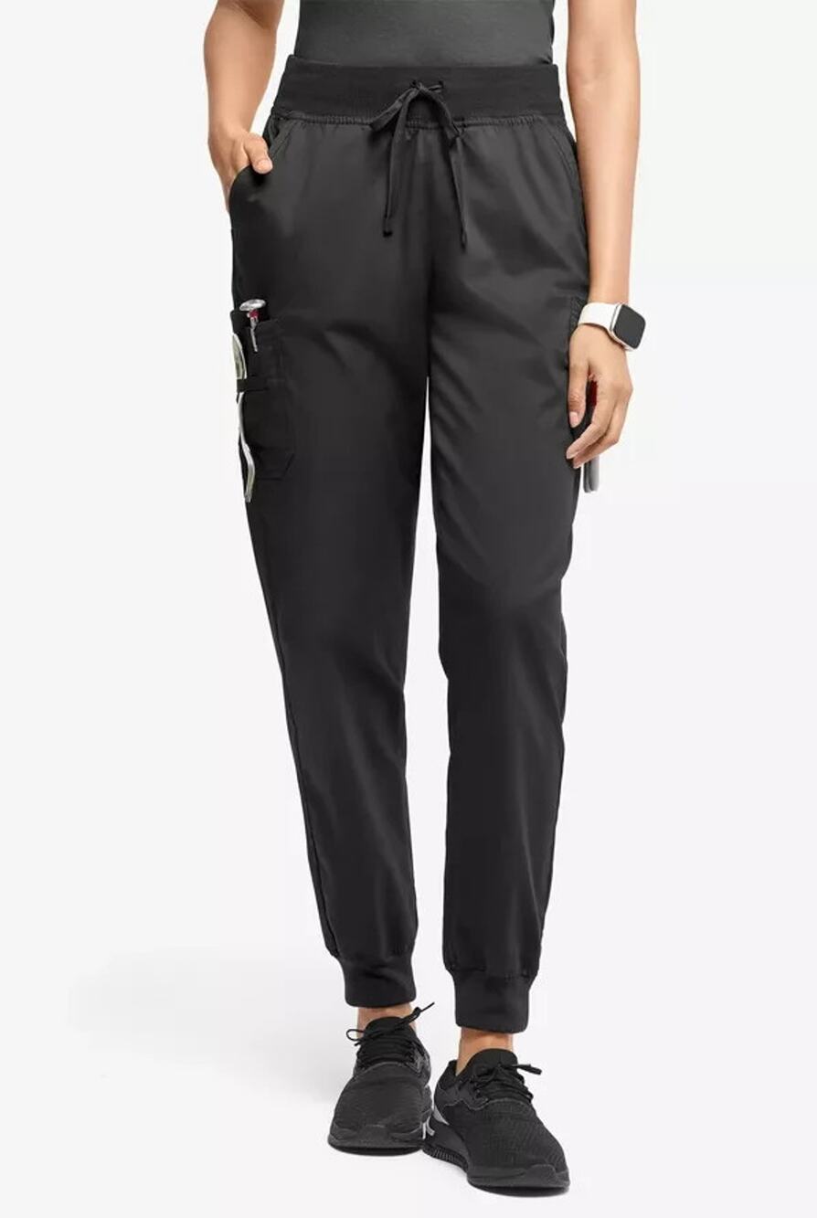 Chef Uniforms Women's Stretch Cargo Jogger Chef Pants Size Large Black
